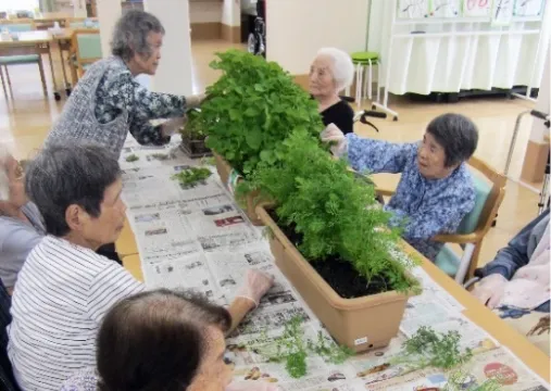 ひろびろ庭園 スライド