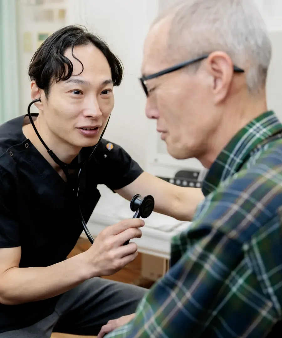 リハビリを行なっている様子